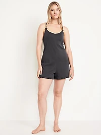 Pointelle Pajama Romper