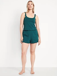 Pointelle Pajama Short Set