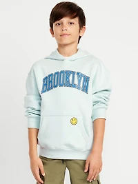 Favorite Fleece Oversized Graphic Pullover Hoodie for Boys