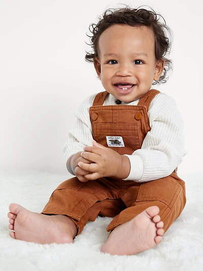 Twill Overalls for Baby