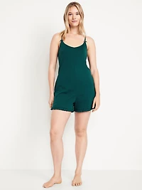 Pointelle Pajama Romper