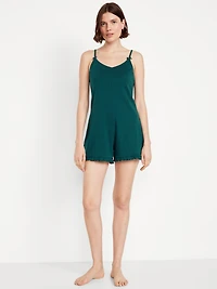 Pointelle Pajama Romper