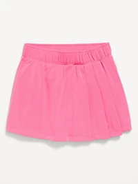 High-Waisted PowerChill Pleated Performance Skort for Girls