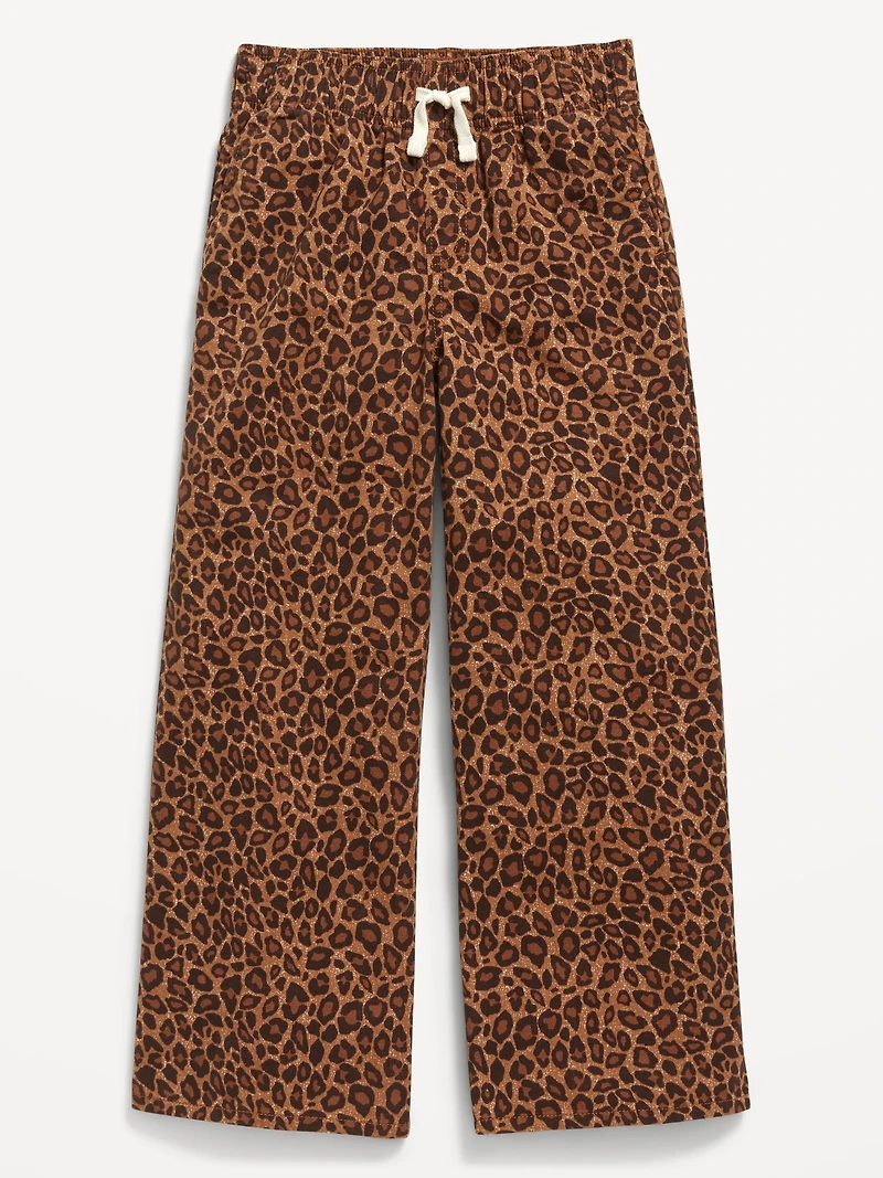 High-Waisted Baggy Wide-Leg Pull-On for Girls