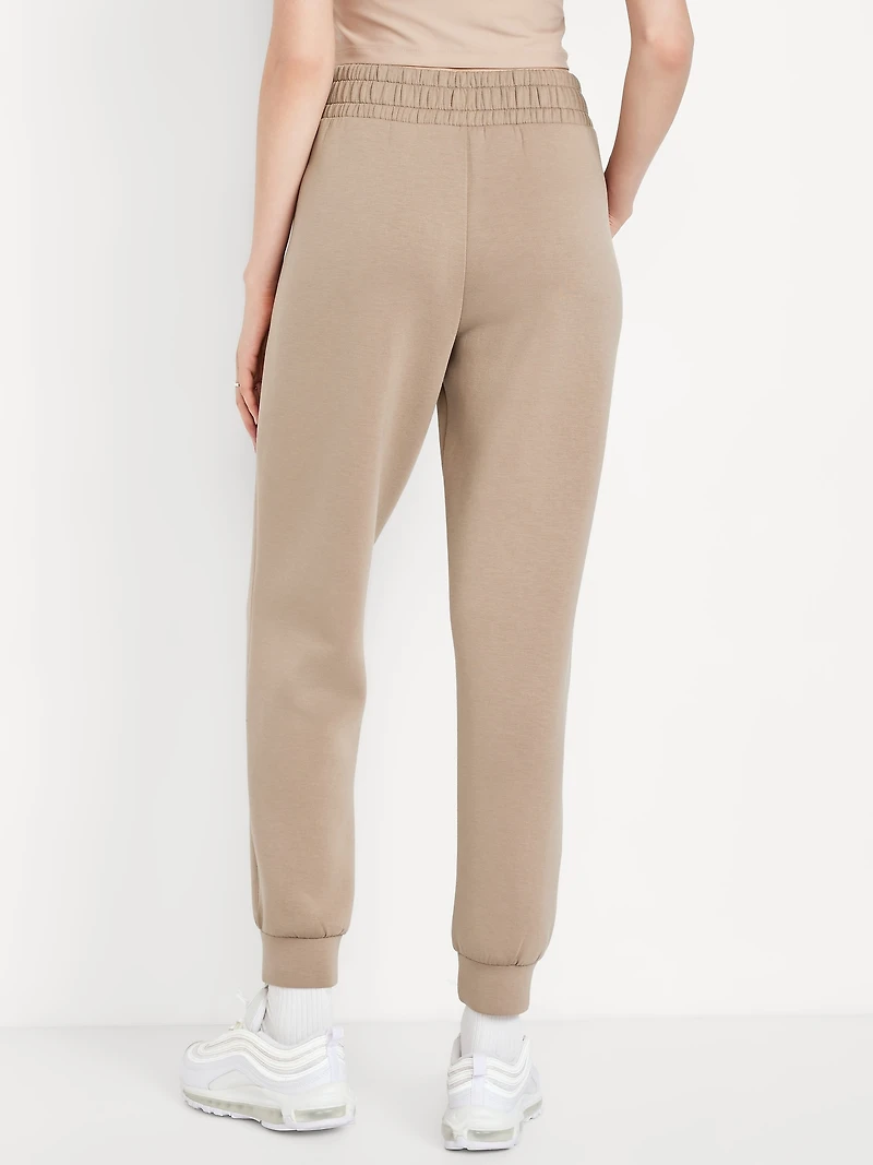 High-Waisted Bounce Fleece Jogger Sweatpants