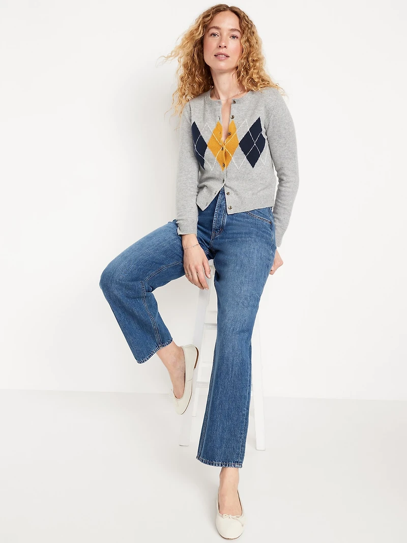 SoSoft Cropped Cardigan Sweater