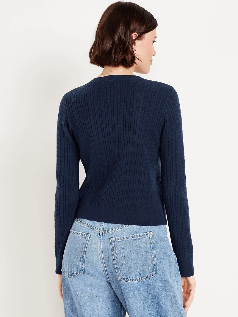 SoSoft Cropped Cardigan Sweater
