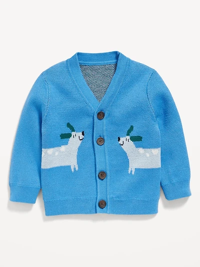 Graphic Cardigan Sweater for Baby