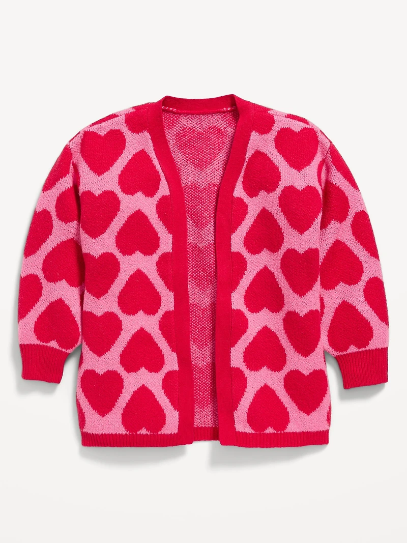 SoSoft Open-Front Tunic Sweater for Toddler Girls