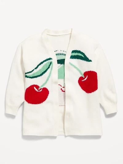 SoSoft Open-Front Tunic Sweater for Toddler Girls