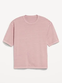 Garment-Dyed Cropped T-Shirt