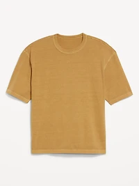 Garment-Dyed Cropped T-Shirt