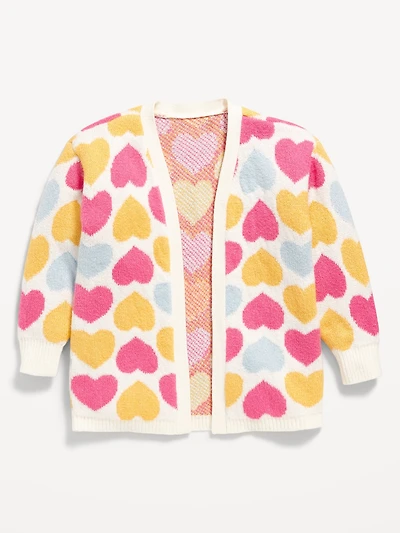 SoSoft Open-Front Tunic Sweater for Toddler Girls