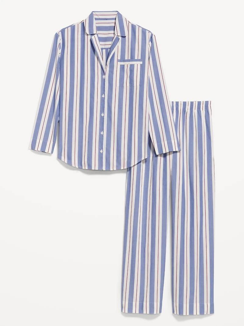 Poplin Pajama Pant Set