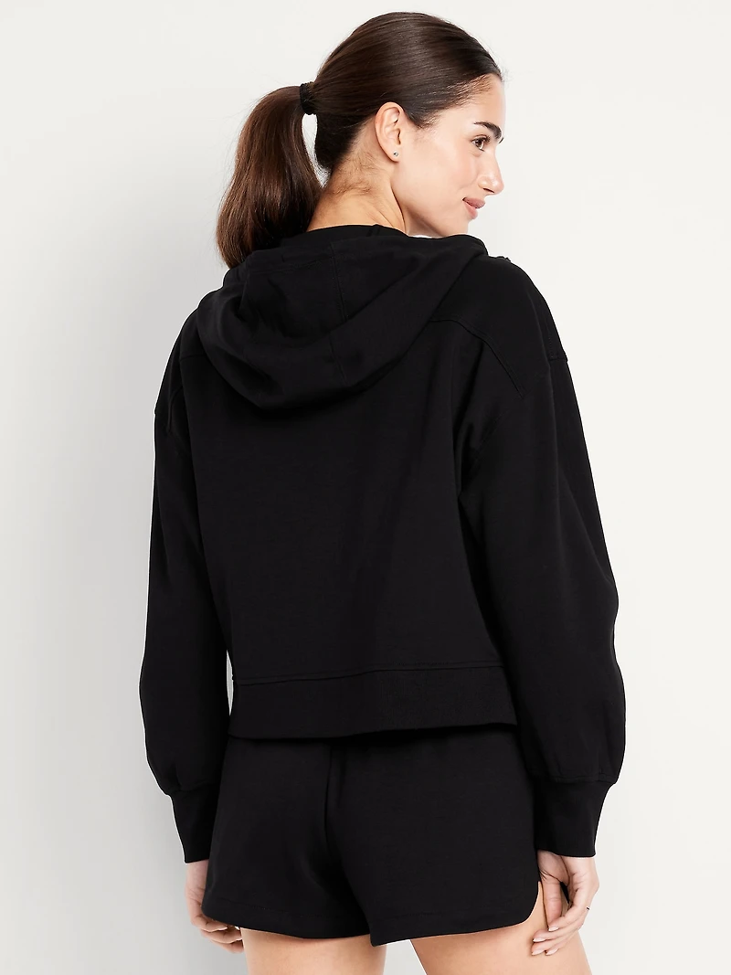 Dynamic Fleece Oversized Zip Hoodie Sweatshirt