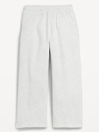 Baggy Fleece Straight-Leg Sweatpants for Girls