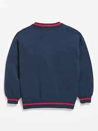 Slouchy Long-Sleeve Cardigan Sweater for Girls