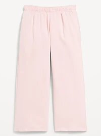 Baggy Fleece Straight-Leg Sweatpants for Girls