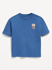 Oversized Short-Sleeve Graphic T-Shirt for Boys