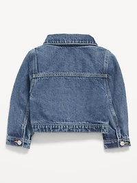 Embroidered Stars Trucker Jean Jacket for Toddler Girls