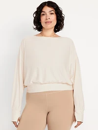 CloudMotion Boat-Neck Top