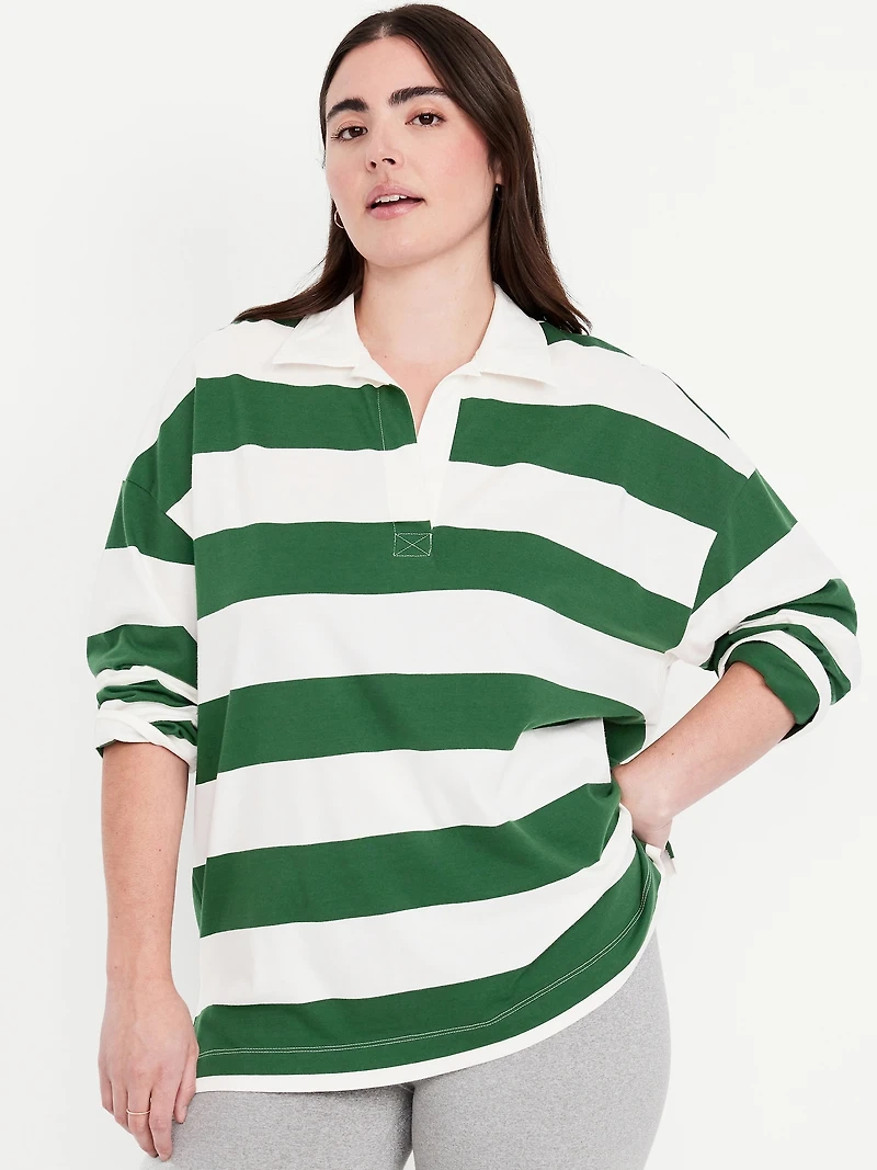 Oversized Rugby Polo