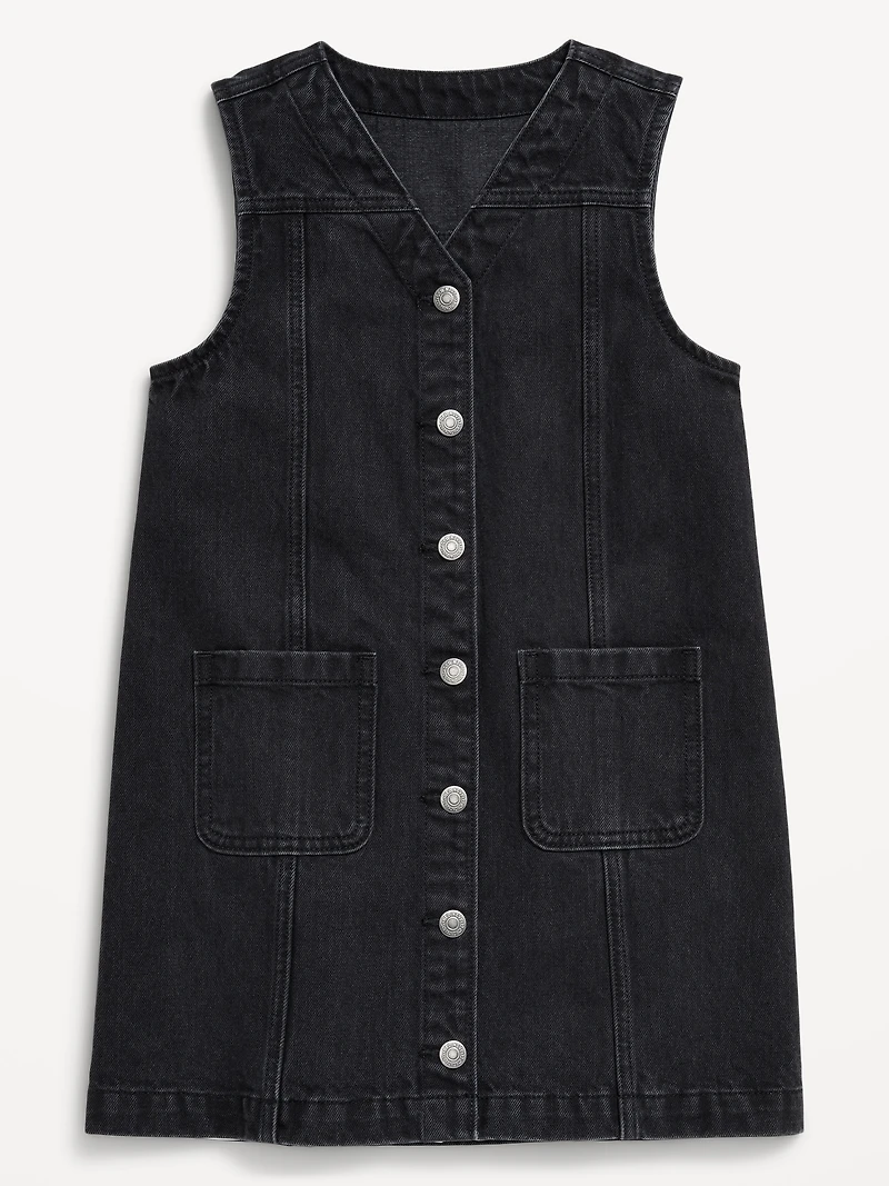 Sleeveless Pocket Dress for Girls