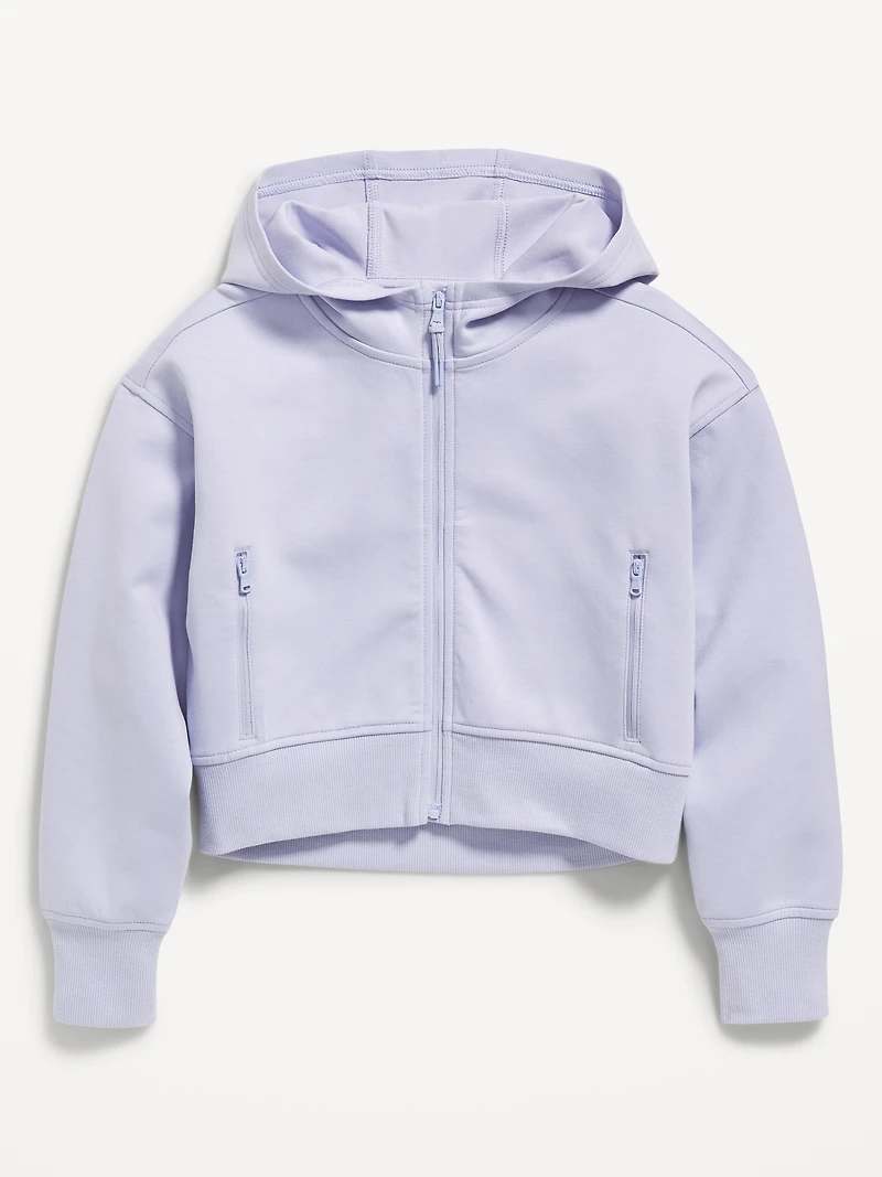 Dynamic Fleece Zip-Front Performance Hoodie for Girls