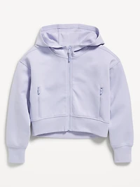Dynamic Fleece Zip-Front Performance Hoodie for Girls