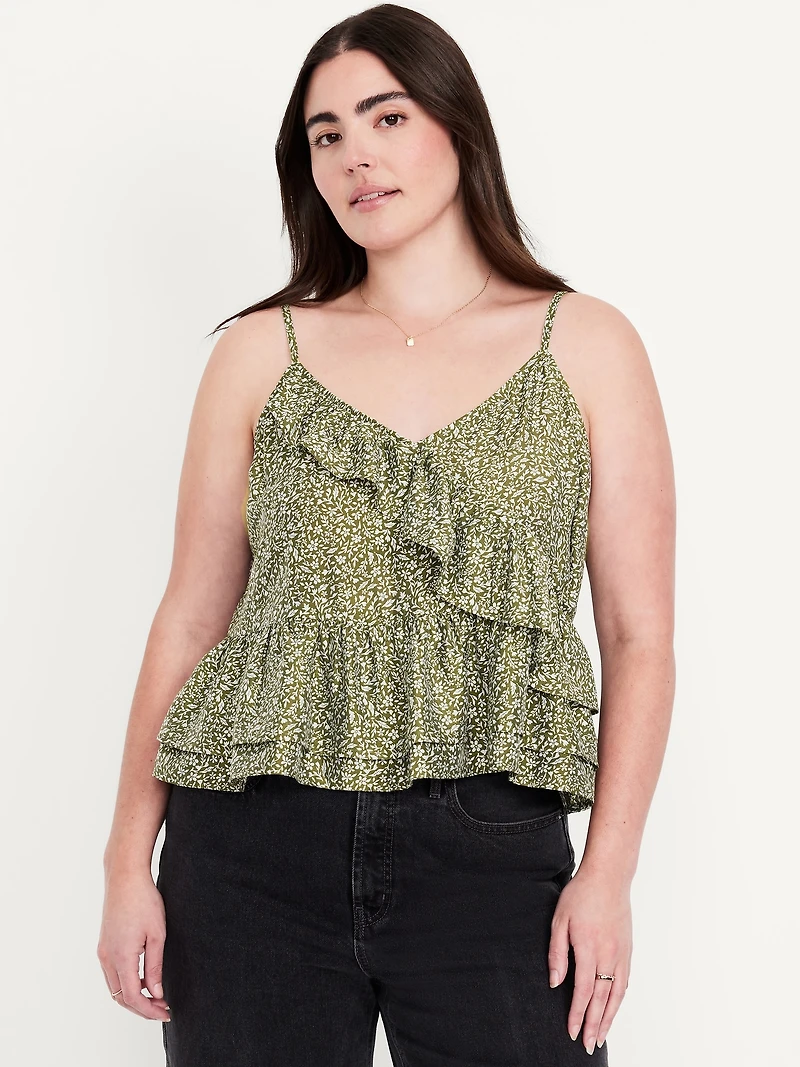 Ruffle Cami Top