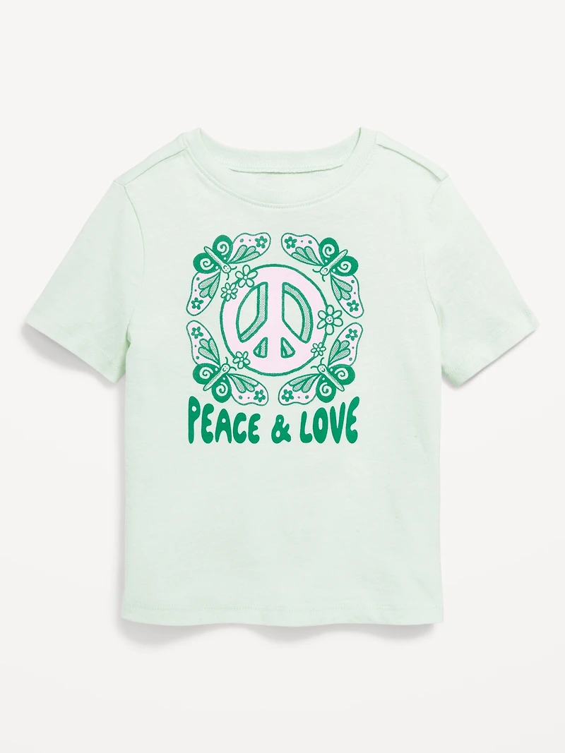 Short-Sleeve Unisex Graphic T-Shirt for Toddler