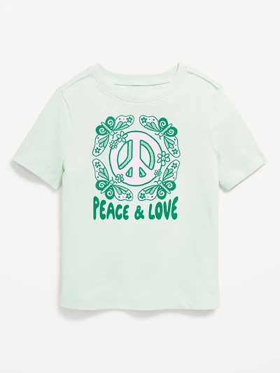 Short-Sleeve Unisex Graphic T-Shirt for Toddler