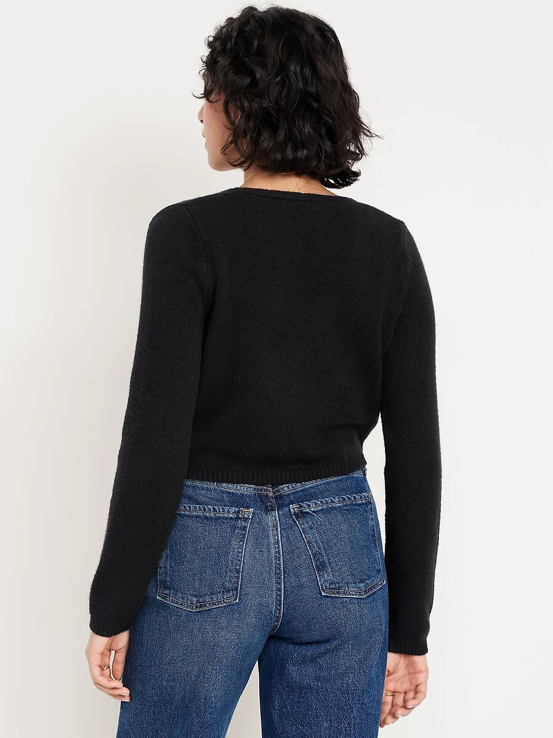 SoSoft Twist-Front Sweater