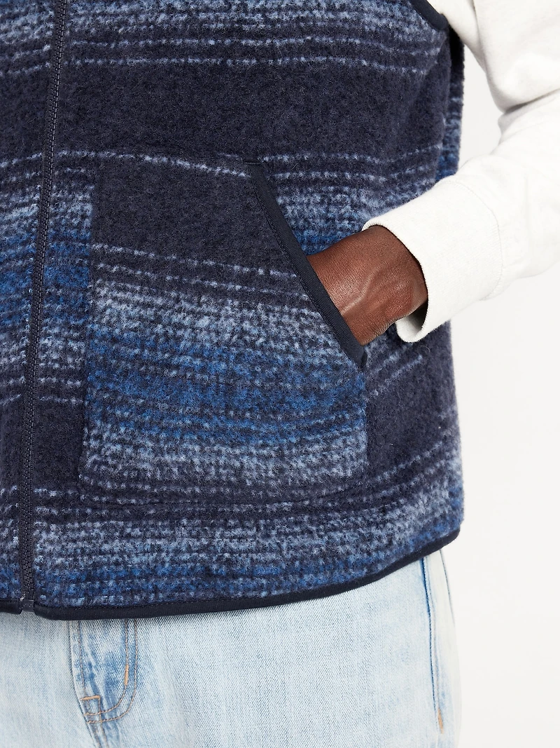 Relaxed Boiled Wool Vest