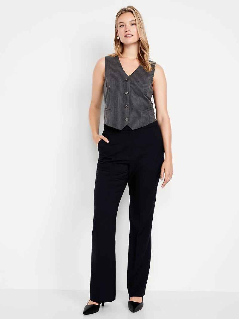 Mid-Rise Taylor Boot-Cut Pants