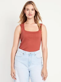 Trapeze-Neck Top