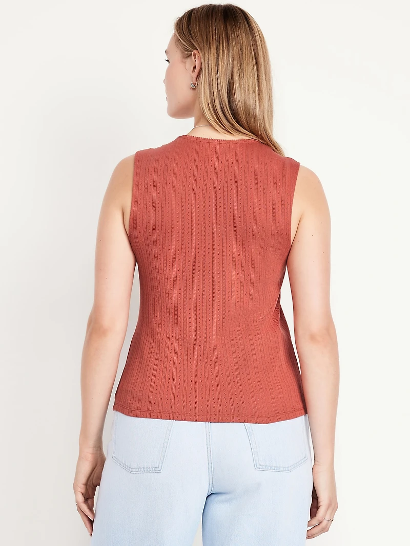 Trapeze-Neck Top