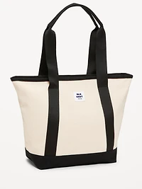 Medium Logo Canvas Tote Bag