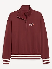 SoComfy Oversized Half-Zip Sweatshirt
