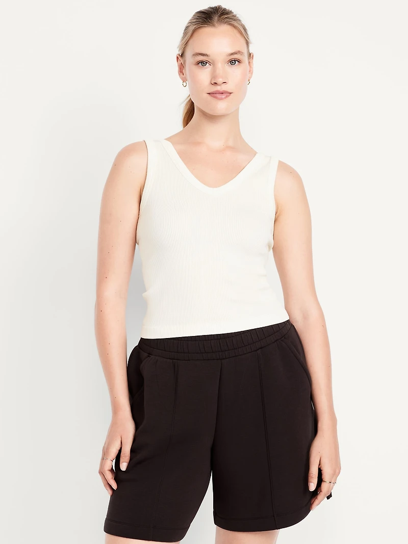 Exhale Seamless Fitted Rib Tank