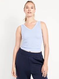 Exhale Seamless Fitted Rib Tank