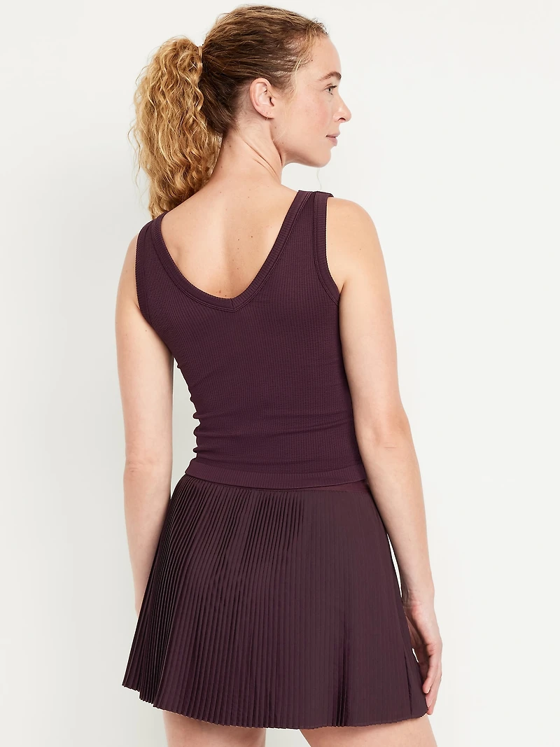 Exhale Seamless Fitted Rib Tank