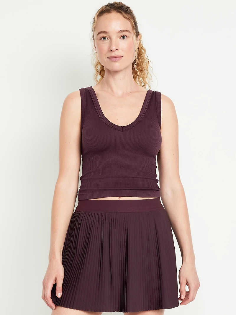 Exhale Seamless Fitted Rib Tank