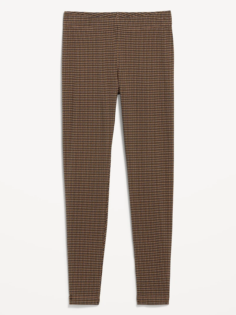 High-Waisted Jersey Fashion Layering Leggings