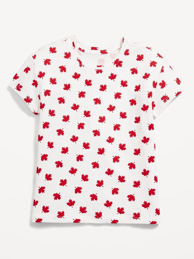 Softest Short-Sleeve Graphic T-Shirt for Girls