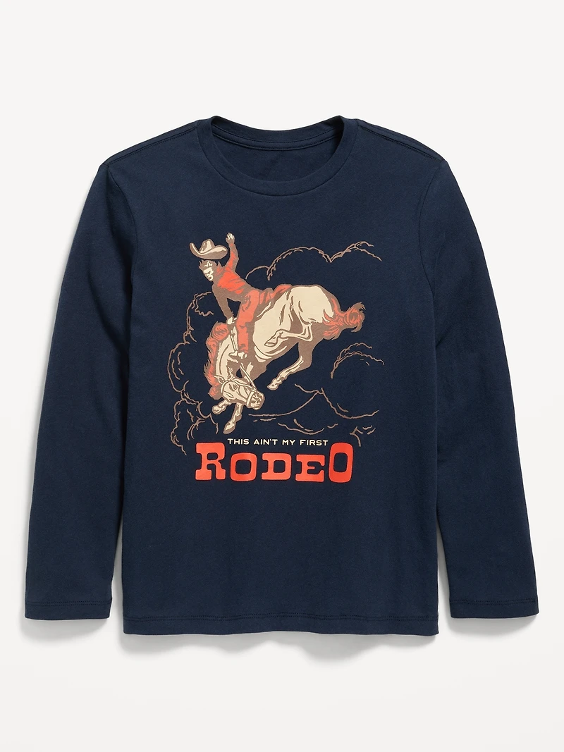 Long-Sleeve Graphic T-Shirt for Boys