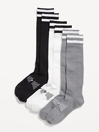 Knee High Go-Dry Soccer Socks 3-Pack for Boys