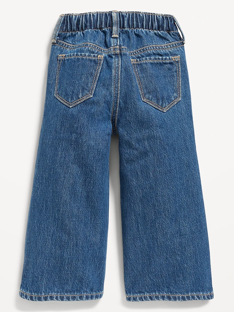 Baggy Wide-Leg Jeans for Toddler Girls