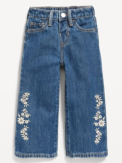 Baggy Wide-Leg Jeans for Toddler Girls