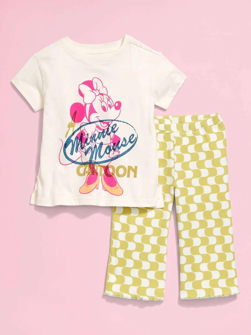 Old Navy x Disney© Minnie Mouse Tunic and Flare-Leg Pants Set for Toddler Girls